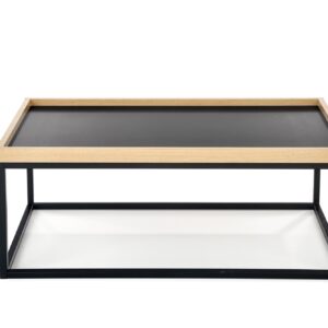 Kohvilaud VESMAR, naturaalne / must