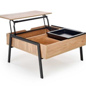 Kohvilaud PODRIN, naturaalne / must