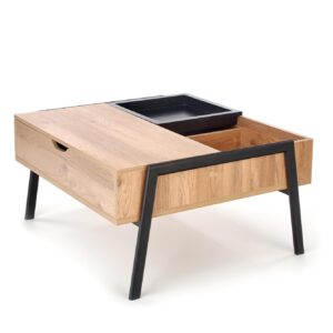 Kohvilaud PODRIN, naturaalne / must