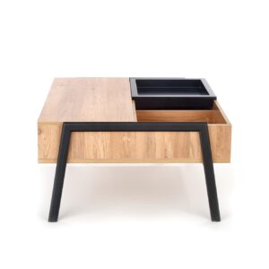 Kohvilaud PODRIN, naturaalne / must