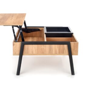 Kohvilaud PODRIN, naturaalne / must