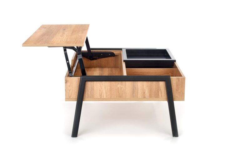 Kohvilaud PODRIN, naturaalne / must