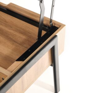 Kohvilaud PODRIN, naturaalne / must