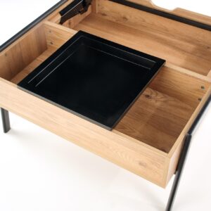 Kohvilaud PODRIN, naturaalne / must