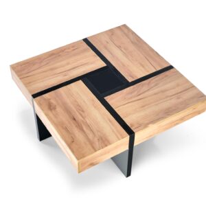 Kohvilaud SEVANO, tamm / must