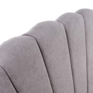 Voodi GABRIELLA 160x200, helesinine / hall