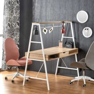 Kirjutuslaud MARRIA, tamm / valge