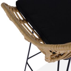 Baaritool DUALEN, looduslik / must