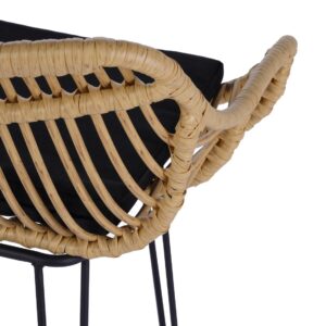 Baaritool DUALEN, looduslik / must