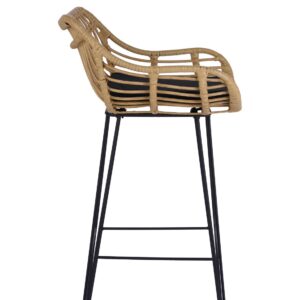 Baaritool DUALEN, looduslik / must