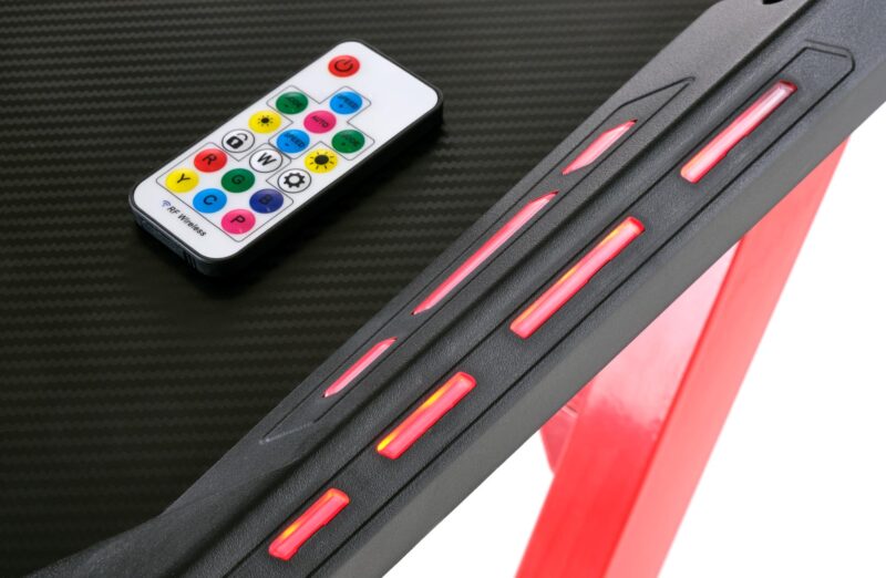 Kirjutuslaud MARSEL, must / punane