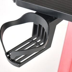 Kirjutuslaud MARSEL, must / punane