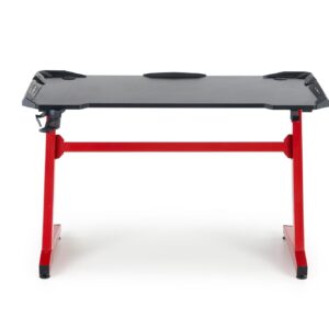 Kirjutuslaud MARSEL, must / punane