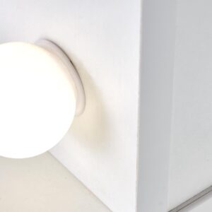 Sahtlitega meigilaud HOLLY, valge