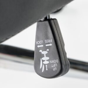 Kontoritool ARGION, grafiit / hall