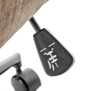 Kontoritool FLORES, helepruun