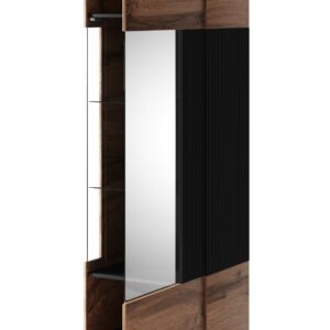 Vitriinkapp RAVENO W-1, tamm / must