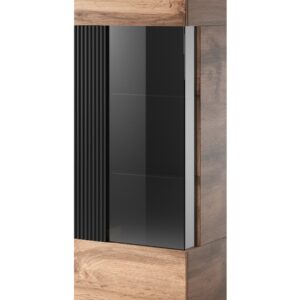 Vitriinkapp RAVENO W-1, tamm / must