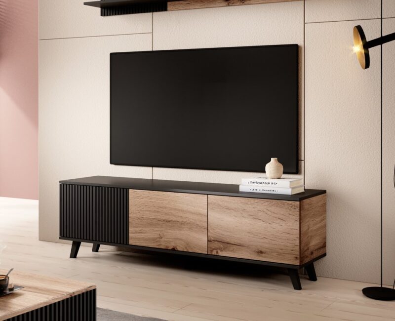 Televiisorialus RAVENO RTV-1, tamm / must