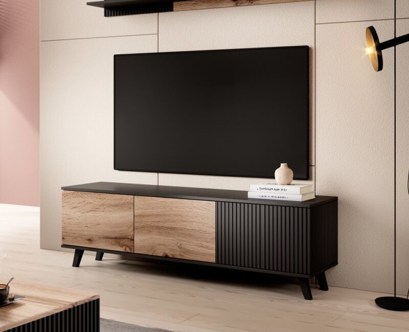 Televiisorialus RAVENO RTV-1, tamm / must