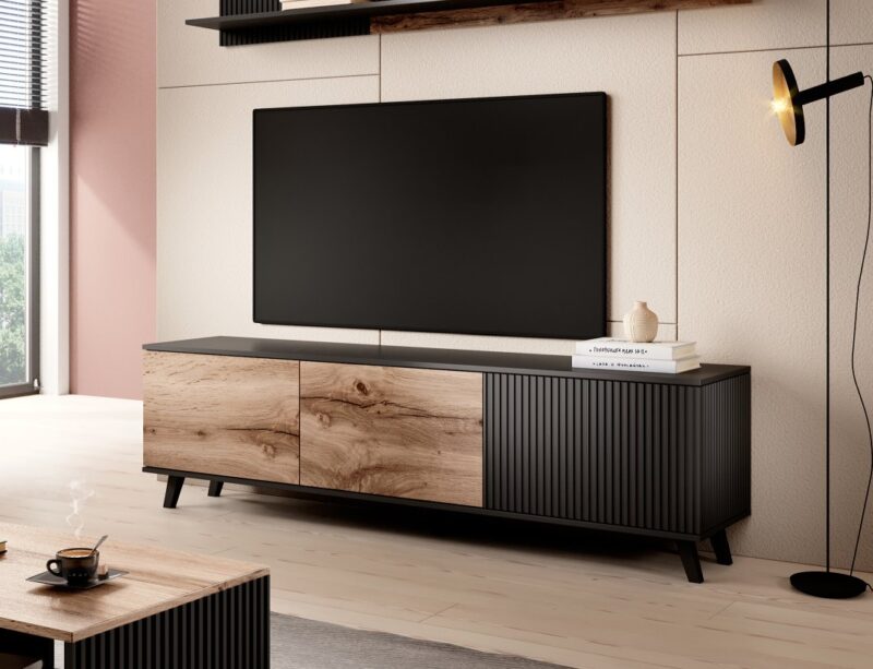 Televiisorialus RAVENO RTV-2, tamm / must