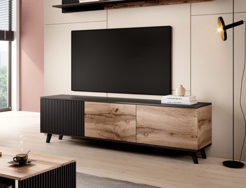 Televiisorialus RAVENO RTV-2, tamm / must