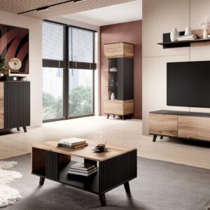 Riiul RAVENO P-1, tamm / must