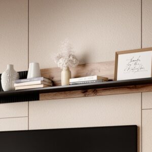 Riiul RAVENO P-1, tamm / must