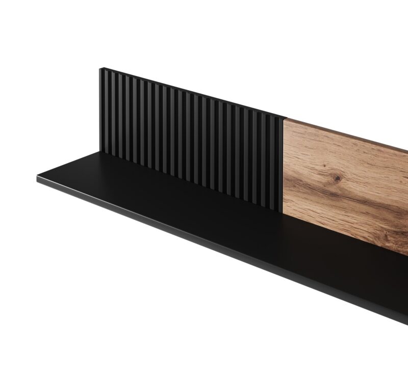 Riiul RAVENO P-1, tamm / must