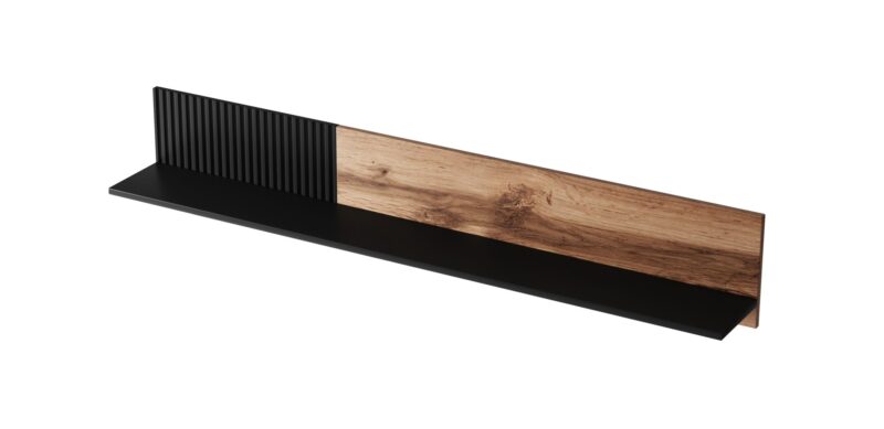 Riiul RAVENO P-1, tamm / must