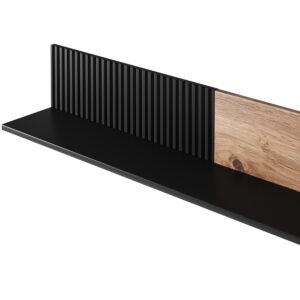 Riiul RAVENO P-2, tamm / must