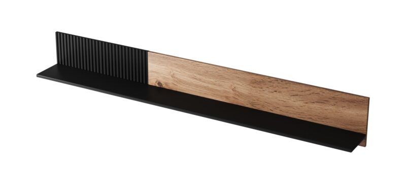 Riiul RAVENO P-2, tamm / must