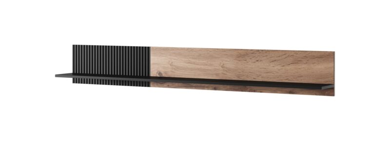 Riiul RAVENO P-2, tamm / must