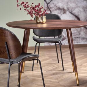 Söögilaud DOMENICO, pähkel / kuldne