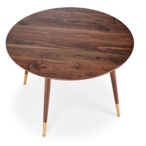 Söögilaud DOMENICO, pähkel / kuldne