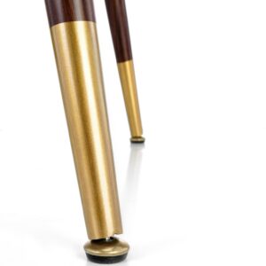 Söögilaud DOMENICO, pähkel / kuldne