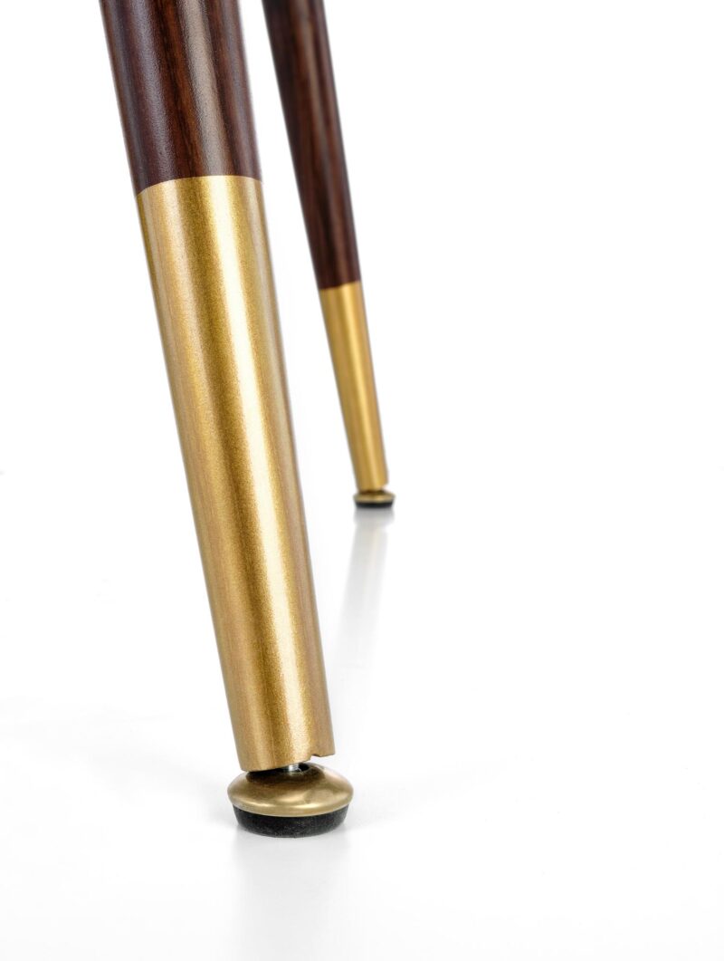 Söögilaud DOMENICO, pähkel / kuldne