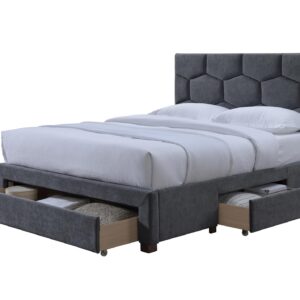 Voodi HARRIET, hall samet