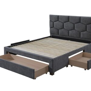 Voodi HARRIET, hall samet