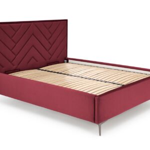 Voodi MONTERO 160x200, burgundiapunane Monolith 59