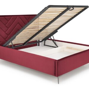 Voodi MONTERO 160x200, burgundiapunane Monolith 59