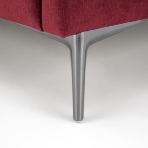 Voodi MONTERO 160x200, burgundiapunane Monolith 59