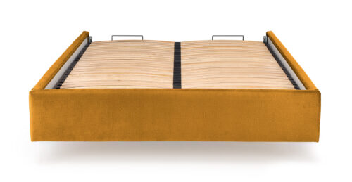 Voodi MONTERO 160x200, sinepikollane Monolith 48