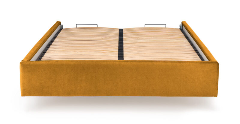 Voodi MONTERO 160x200, sinepikollane Monolith 48