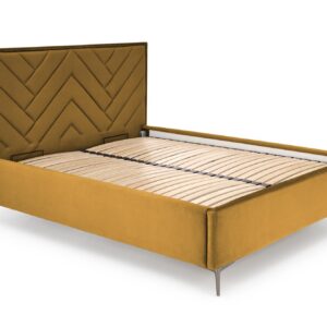 Voodi MONTERO 160x200, sinepikollane Monolith 48