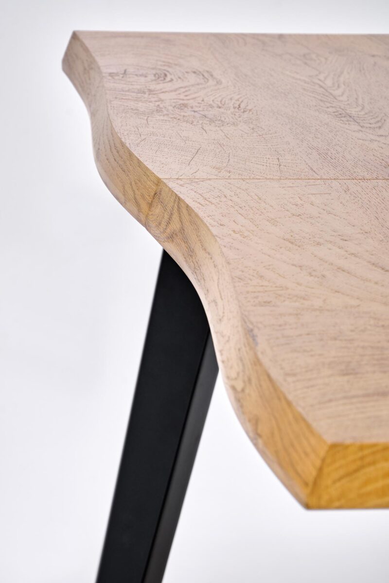 2010001193517_10 Pikendatav Söögilaud DICKSON 2, naturaalne / must