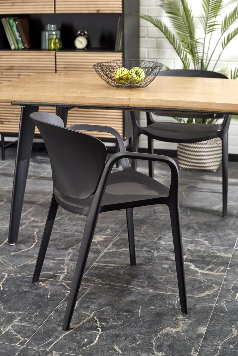 2010001193517_3 Pikendatav Söögilaud DICKSON 2, naturaalne / must