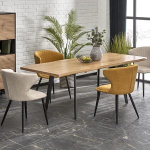 2010001193517_4 Pikendatav Söögilaud DICKSON 2, naturaalne / must