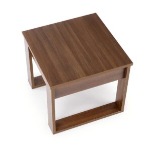 Kohvilaud NEVORA SQUARE, tume pähkel