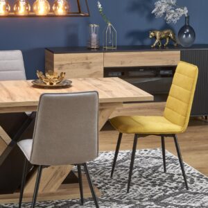 2010001194125_6 Pikendatav Söögilaud BRANTOR, wotan tamm / must